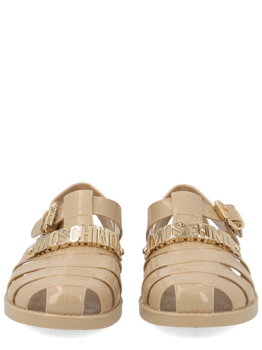 Moschino Jelly Cage Like Mesh Sandals