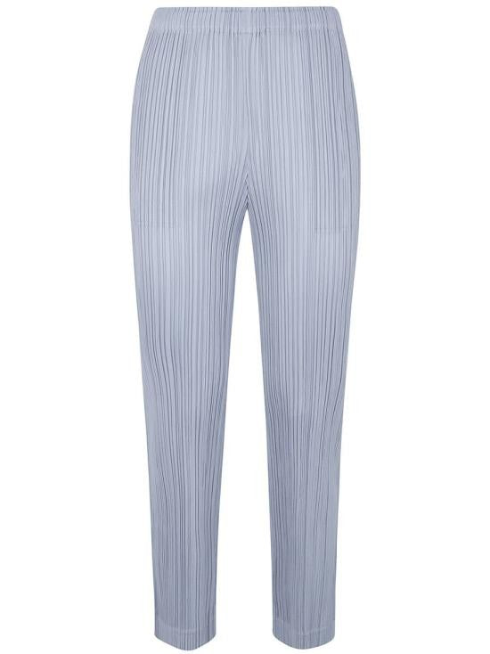 Pleats Please Pleated Texture Tapered Jogger Pants