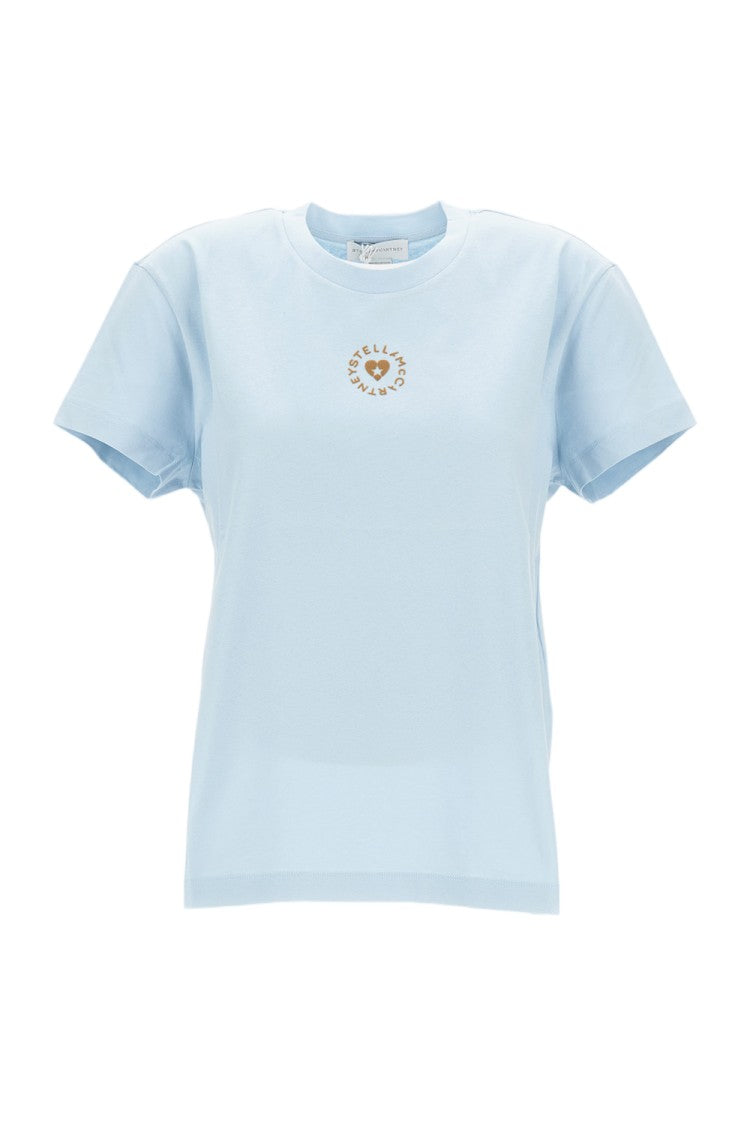 Stella Mccartney Mini Heart Print Oversized T-Shirt