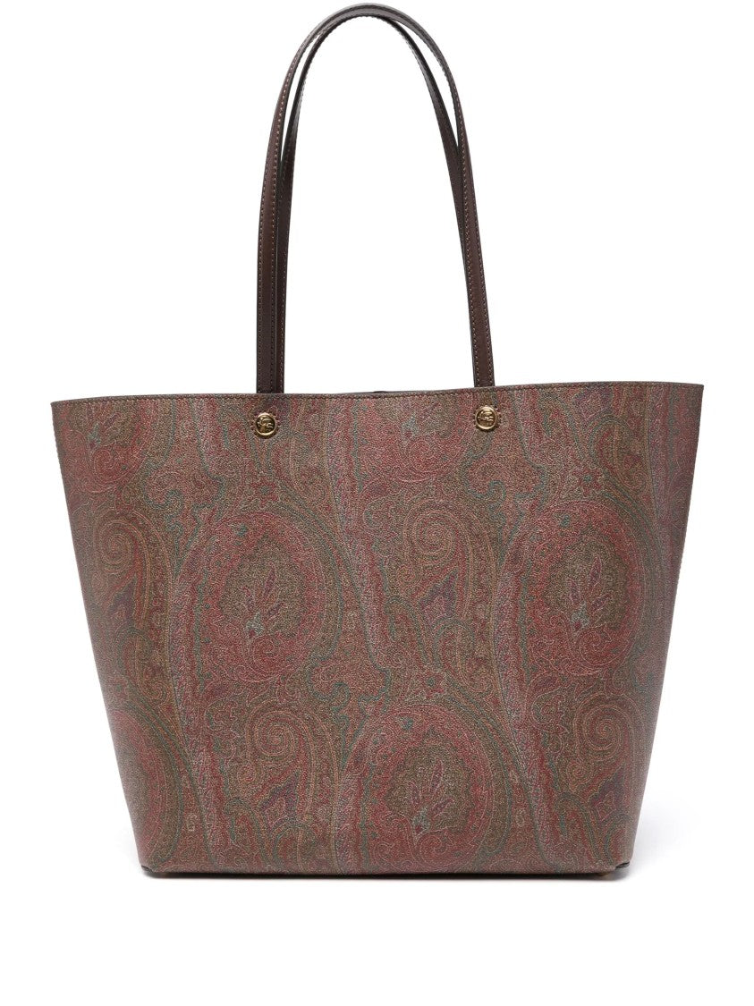 Etro Shopping Essential Xl Paisley Print Tote