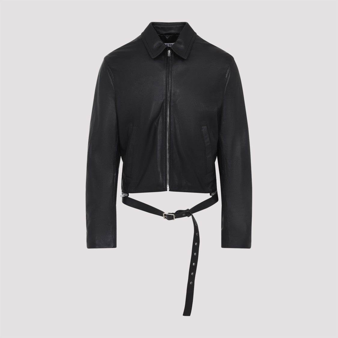Acne Studios Black Lamb Leather Jacket