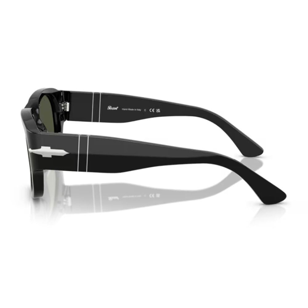 Persol Po3380s Square Black Acetate Sunglasses