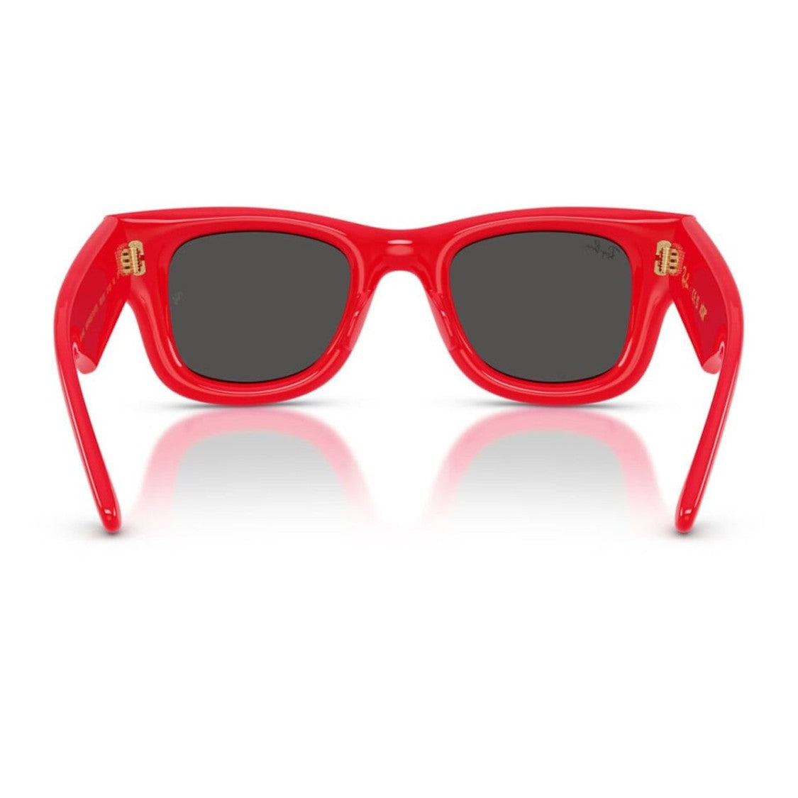 Ray Ban Red Rb4940 Wayfarer Puffer Nylon Square Sunglasses