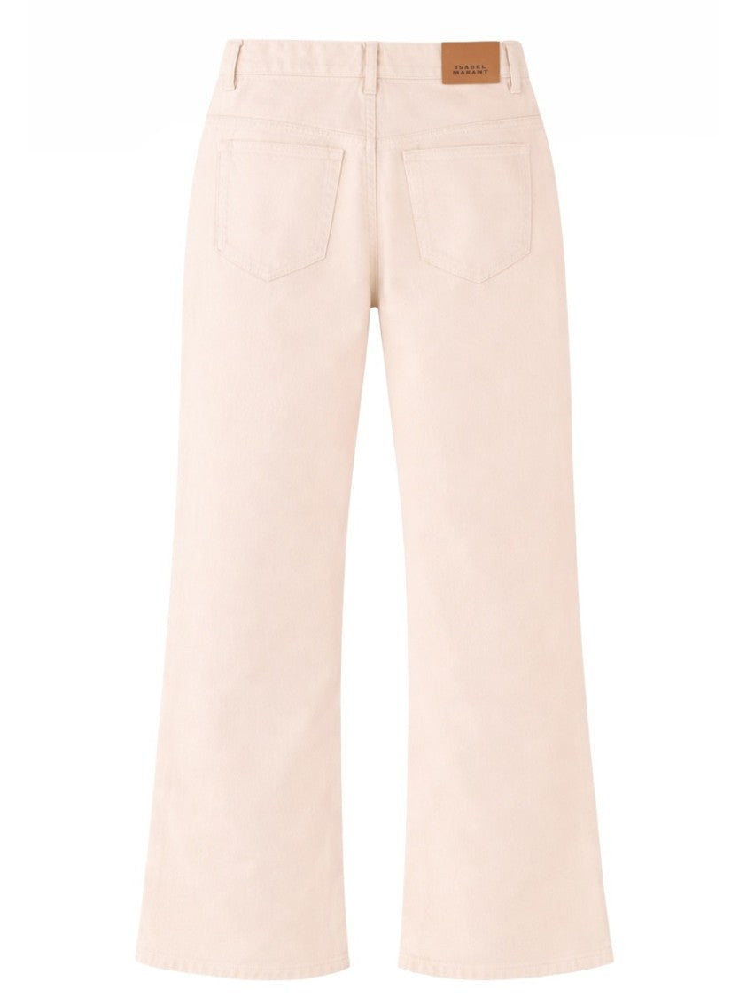 Isabel Marant Flare-Fit High-Waist Jeans With Minimalist Aesthetic