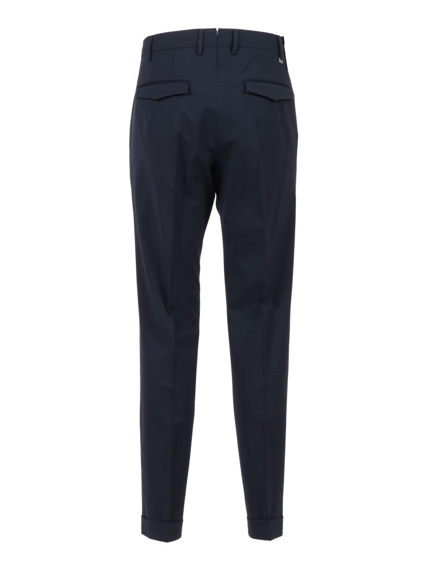 Pt01 Tailored Trousers With Single Pleat