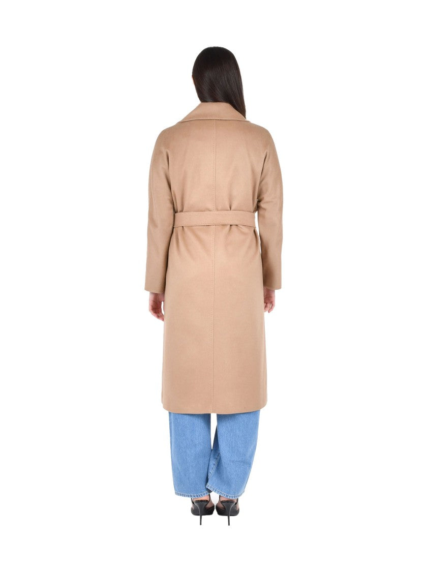 Max Mara Draped Cashmere Wrap Coat