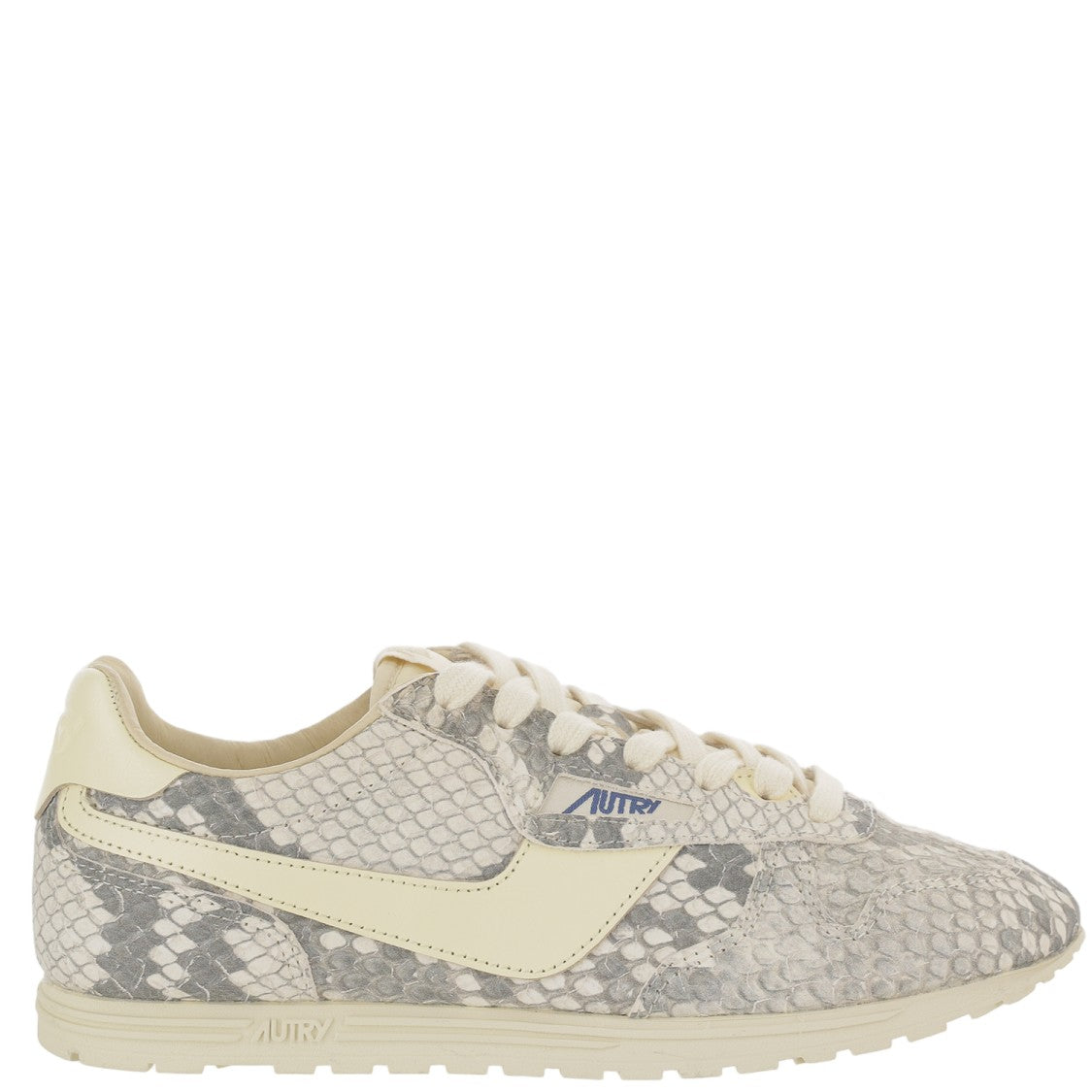Autry Animal Print Sneakers With Contrast Padded Collar
