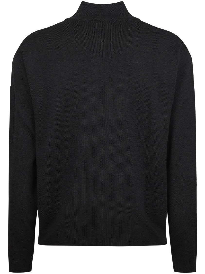 C.P. Company Cotton Sea Island Zipped Lens Cardigan