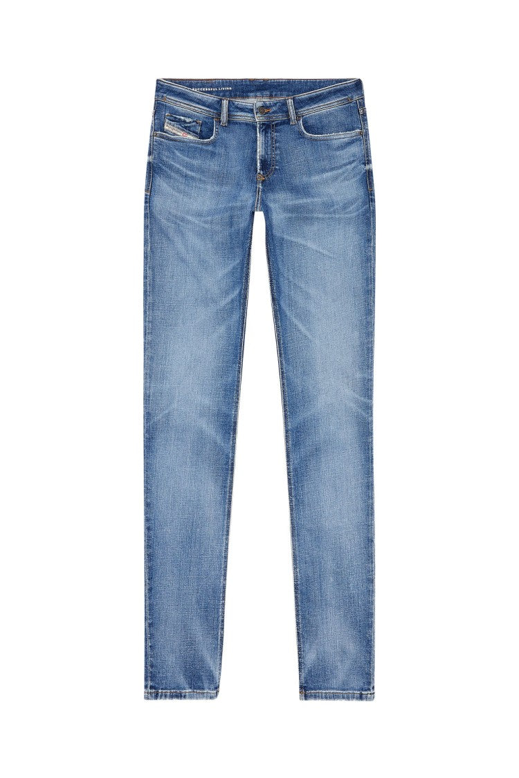 Diesel Relaxed Fit Faded Blue Vintage Jeans