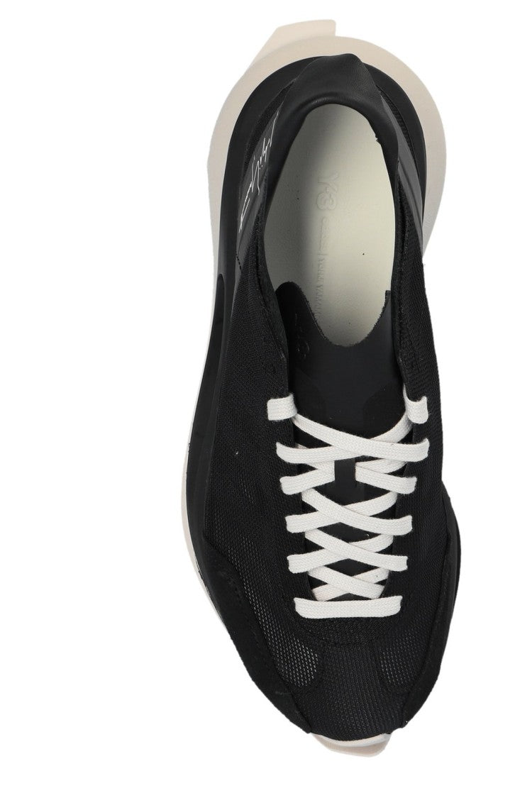 Y-3 Low-Top Black Sneakers With Minimalist Design