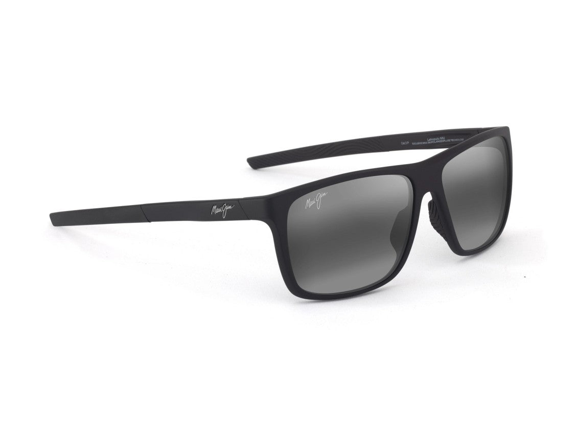 Maui Jim Black Mj0598s Square Matte Sunglasses