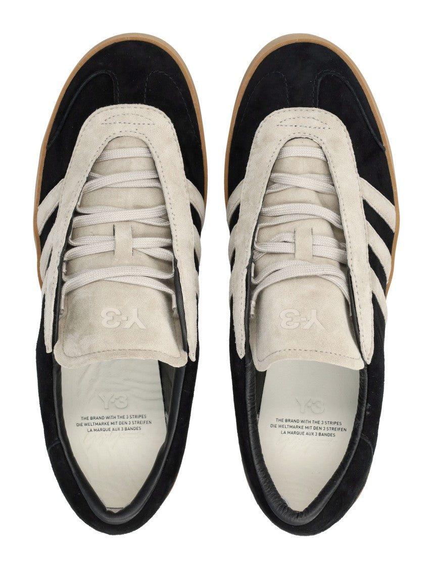 Y-3 Bicolor Suede Sneakers
