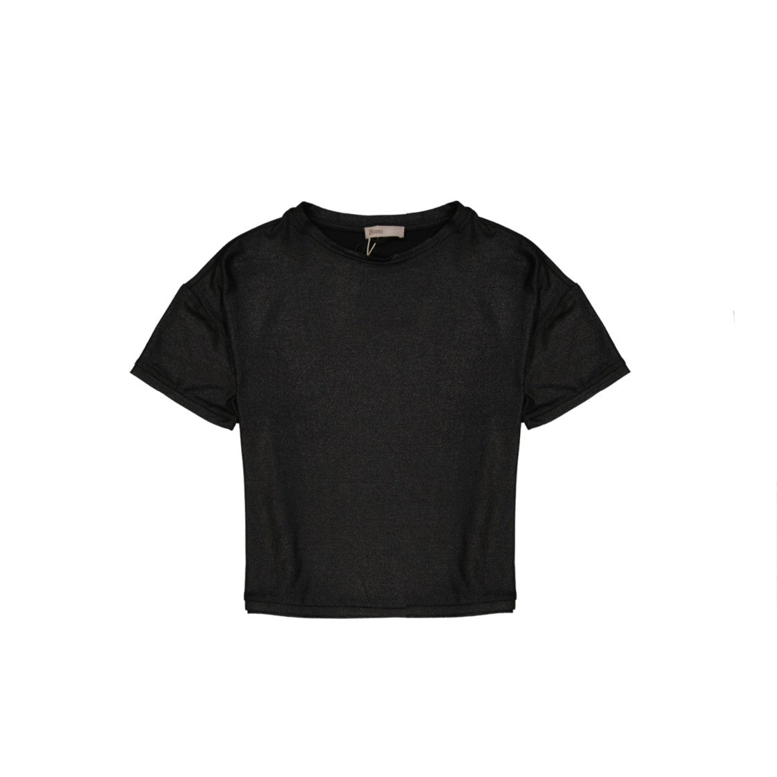 Herno Short-Sleeve T-Shirt With Metallised Effect Fabric