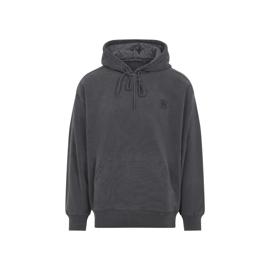 Carhartt Wip Hooded Cotton Vista Sweater With Tonal Details And Logo Patch