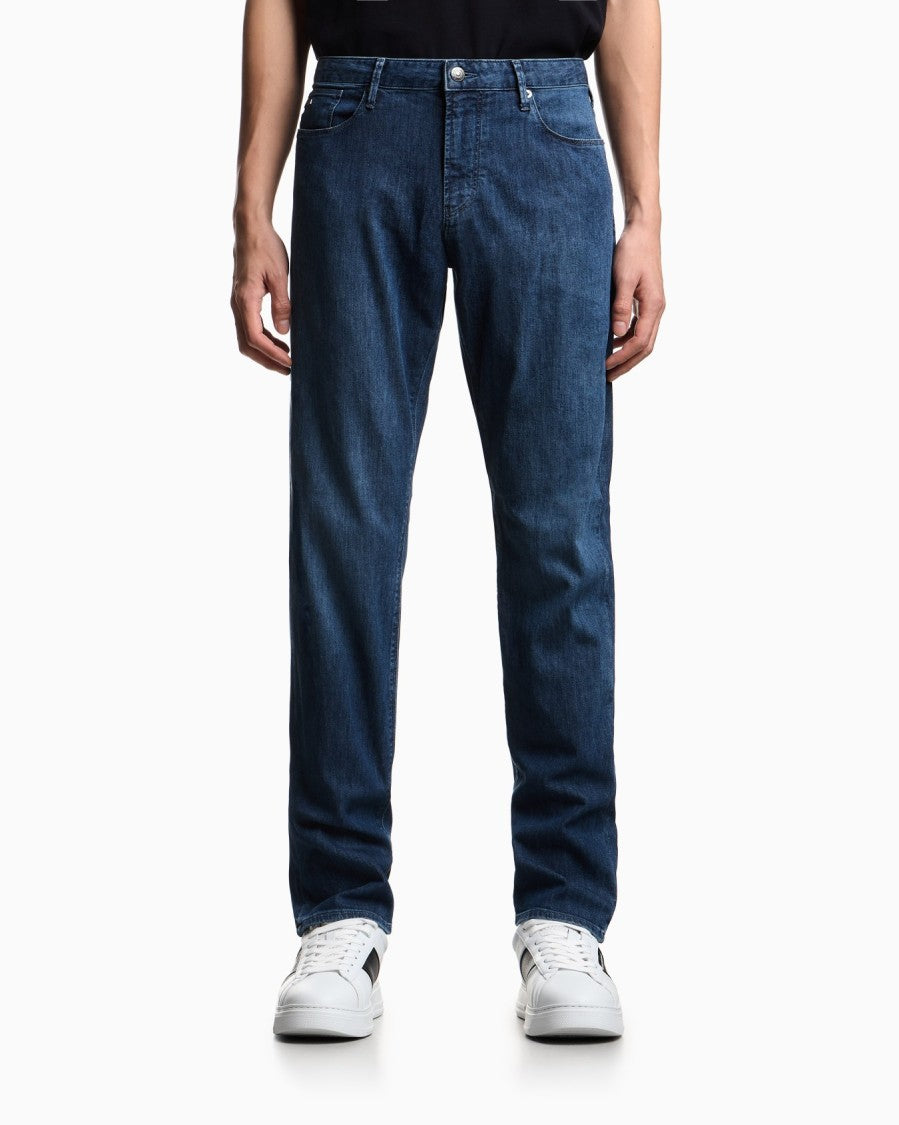 Emporio Armani Low Waist 5 Pocket Denim Jeans