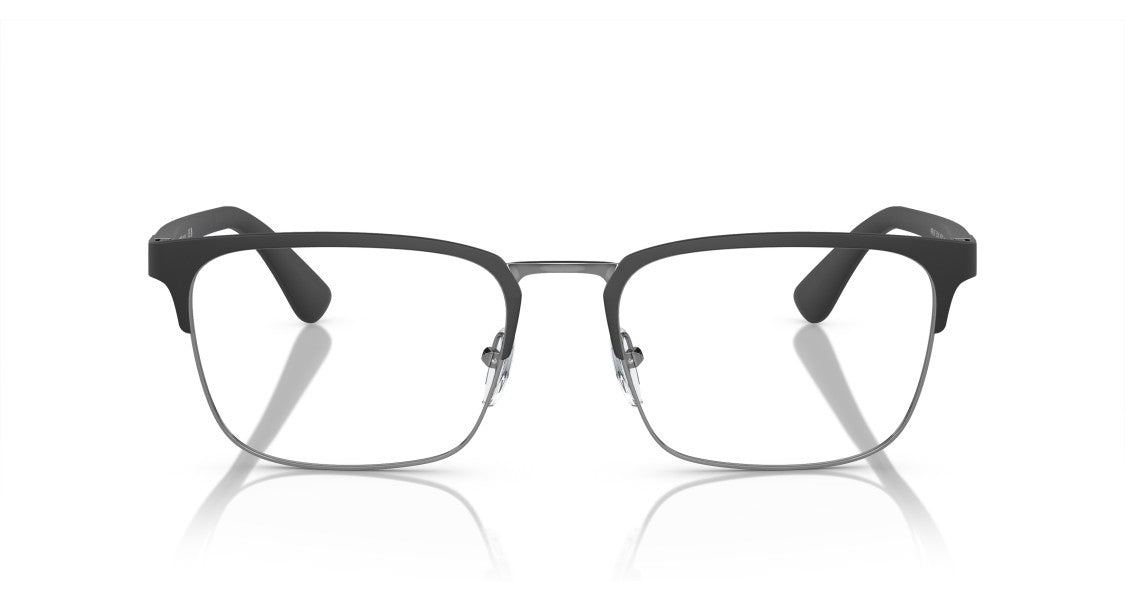 Prada Square Frame Eyeglasses With Bold Upper