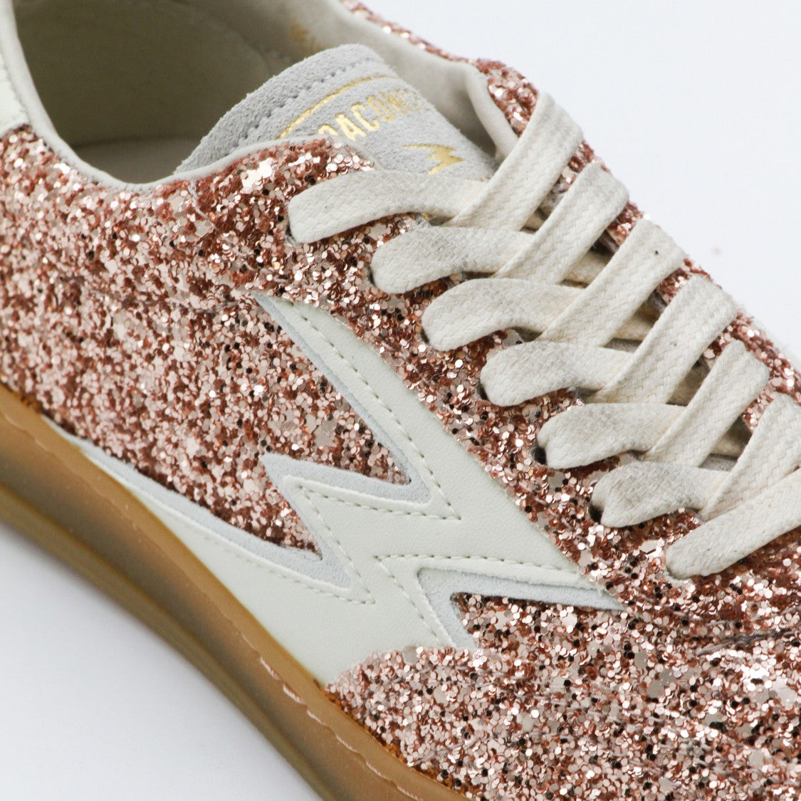 Moaconcept Sparkling Rose Gold Low-Top Sneakers