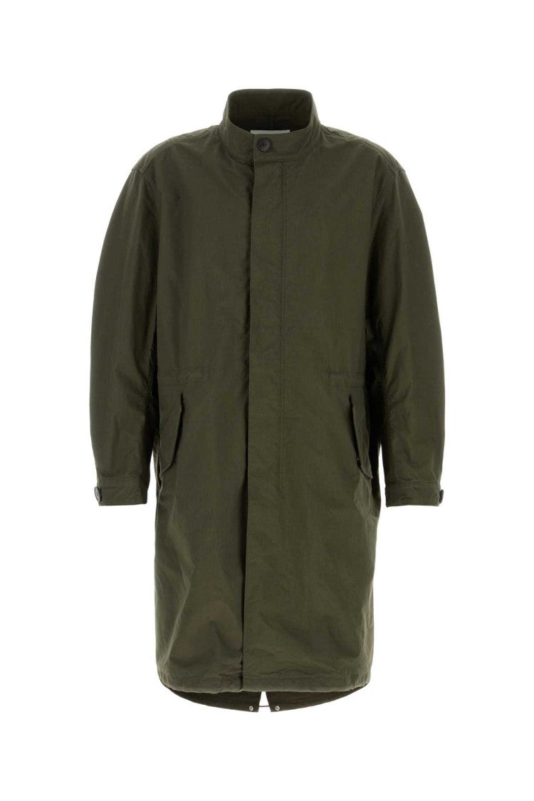 Givenchy Olive Green Cotton Blend Parka