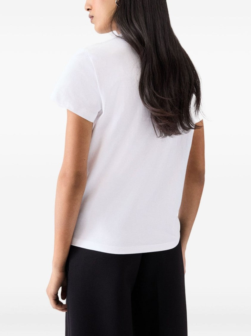 Jacquemus Silk And Nylon Draped Neck Top