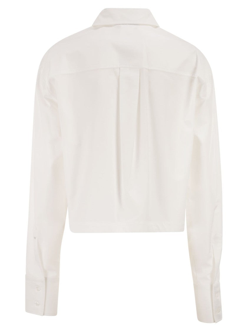 Sportmax Spxcerto - Cropped Poplin Shirt