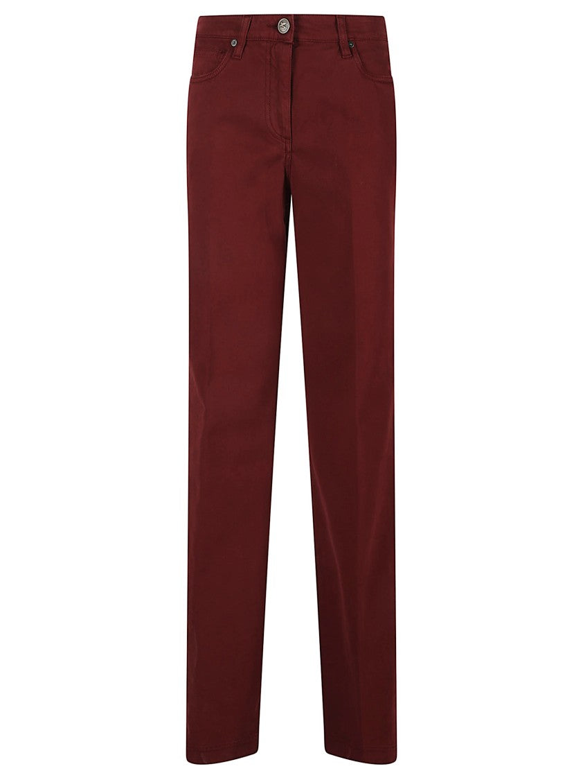 Etro Straight-Leg Trousers With Classic Five-Pocket Design