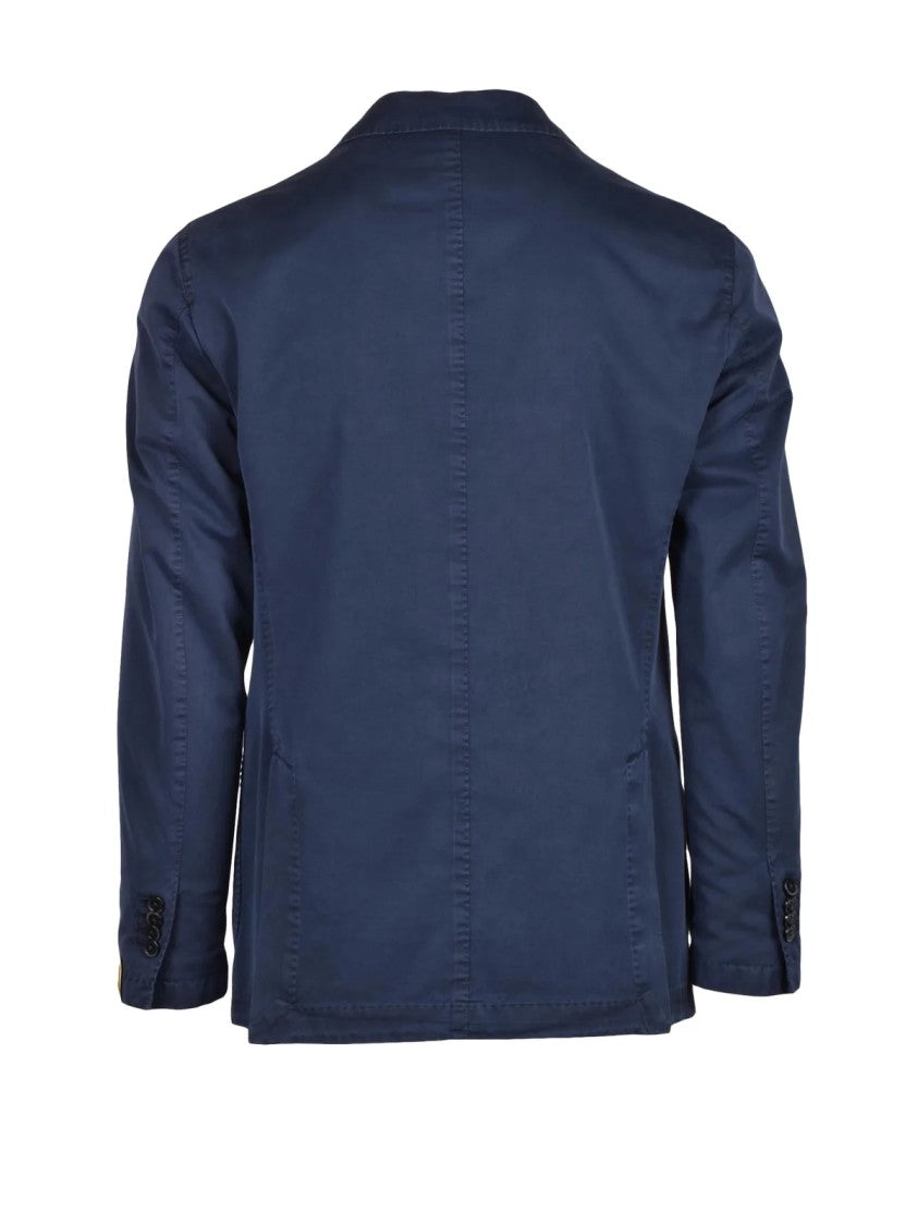 L.B.M. 1911 Cotton Silk Blazer - Blue