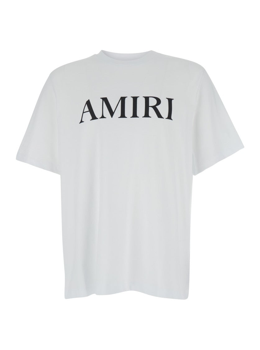 Amiri White Crewneck  T-Shirt