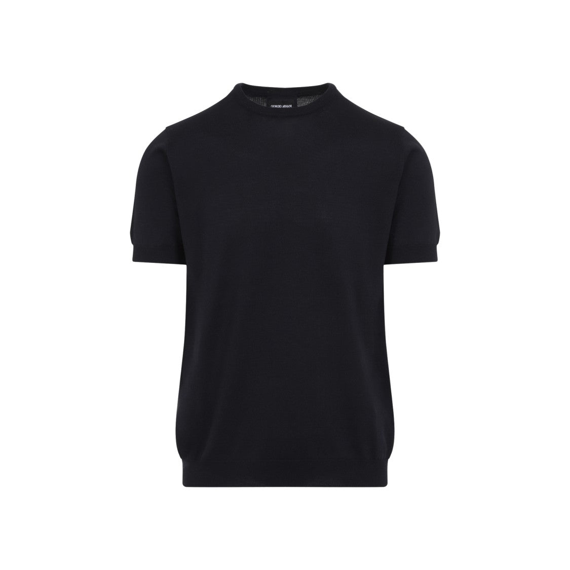 Giorgio Armani Blue Silk Pullover