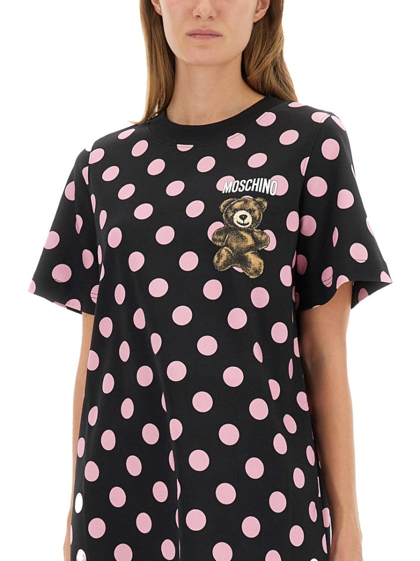 Moschino "Teddy Polka Dots" Dress
