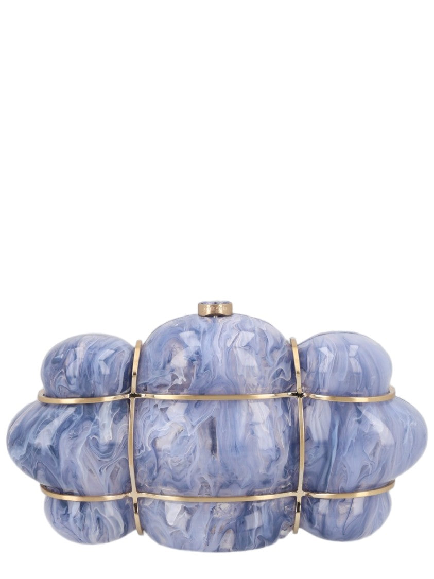 Cult Gaia Sculptural Multicolour Handbag With Gold-Tone Grid