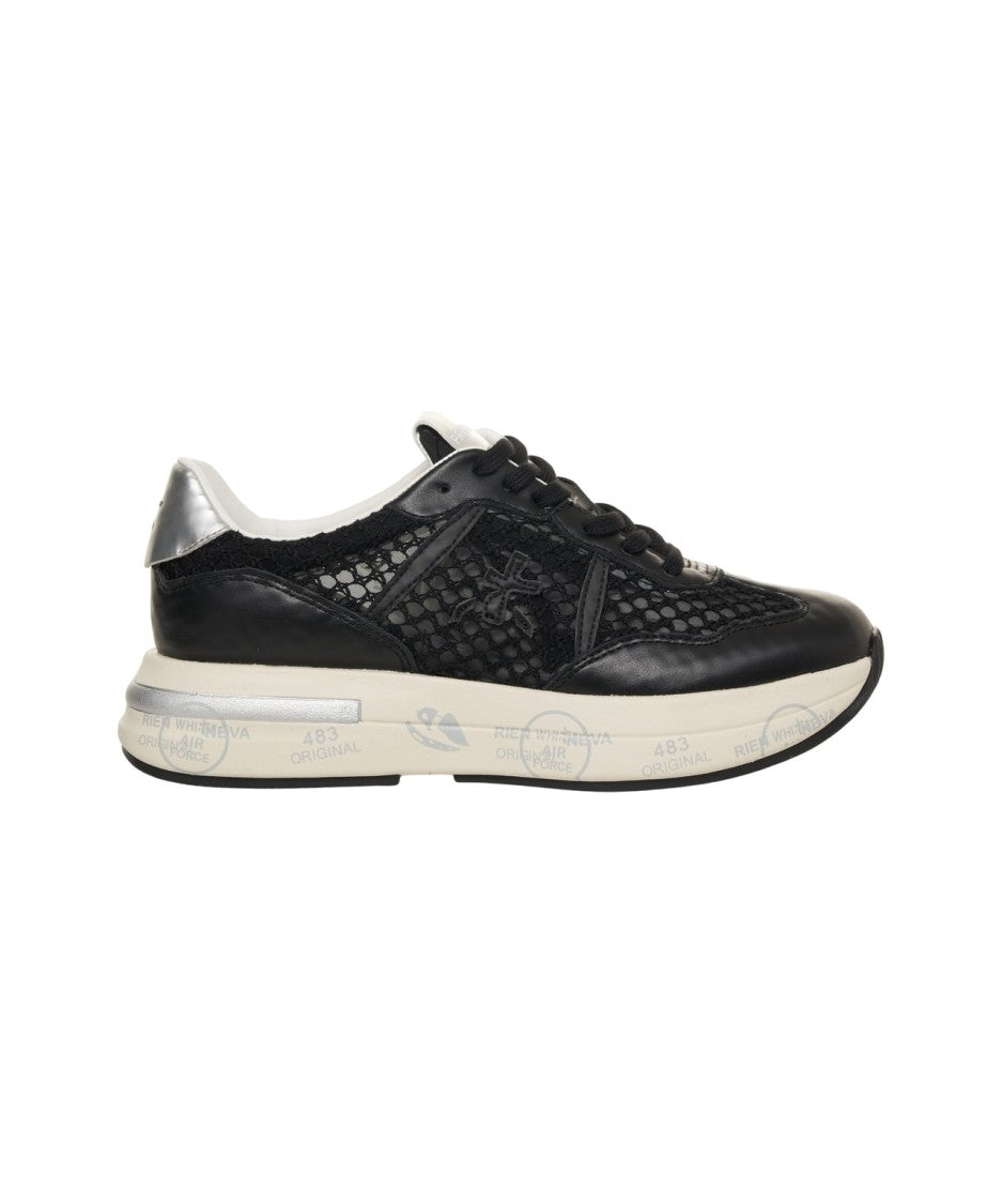 Premiata Black 'Cassie' Sneakers