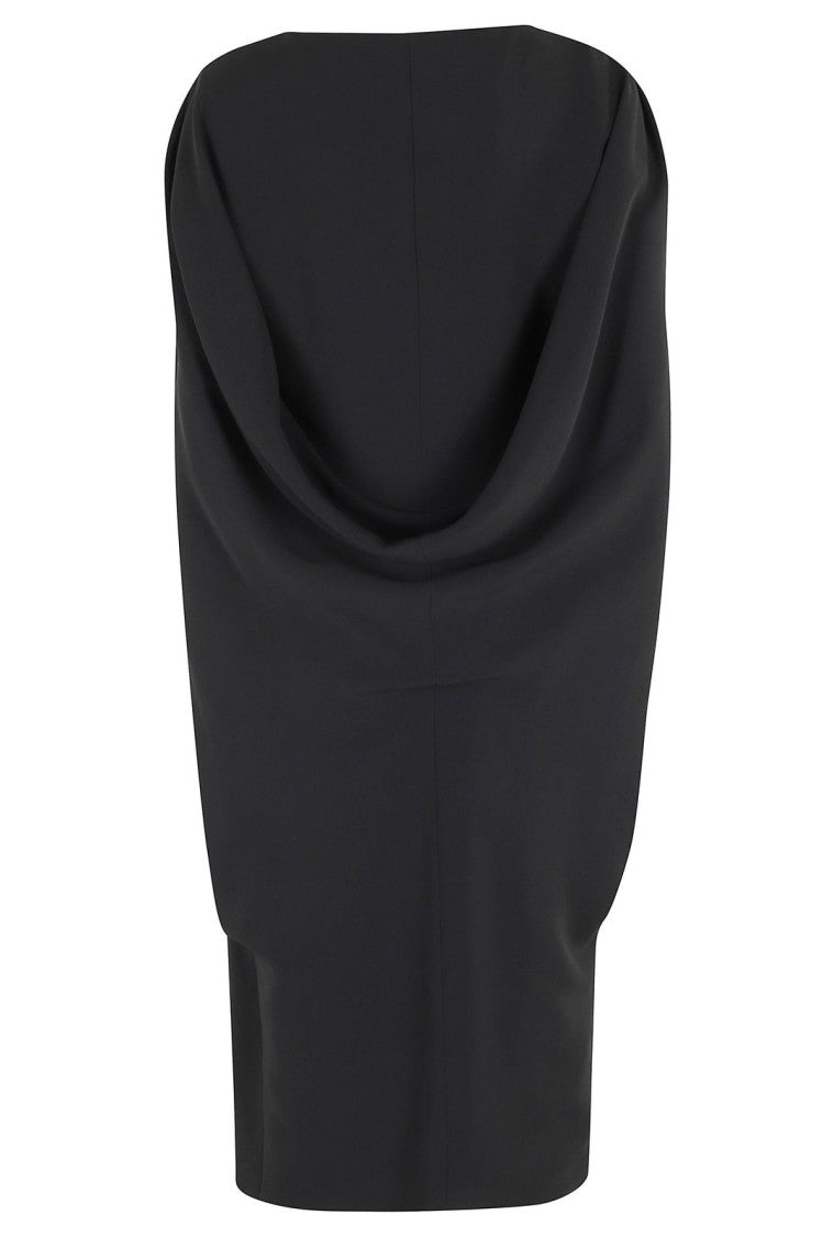 Alberta Ferretti Stretch Cady Midi Dress