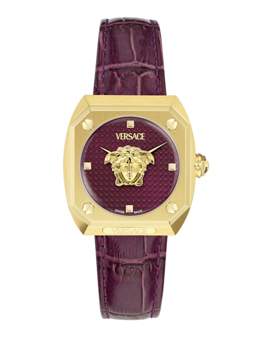 Versace Medusa Antares Leather Watch