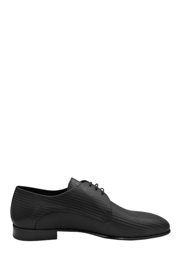 Philippe Lang Lace Up Leather Shoes In Black