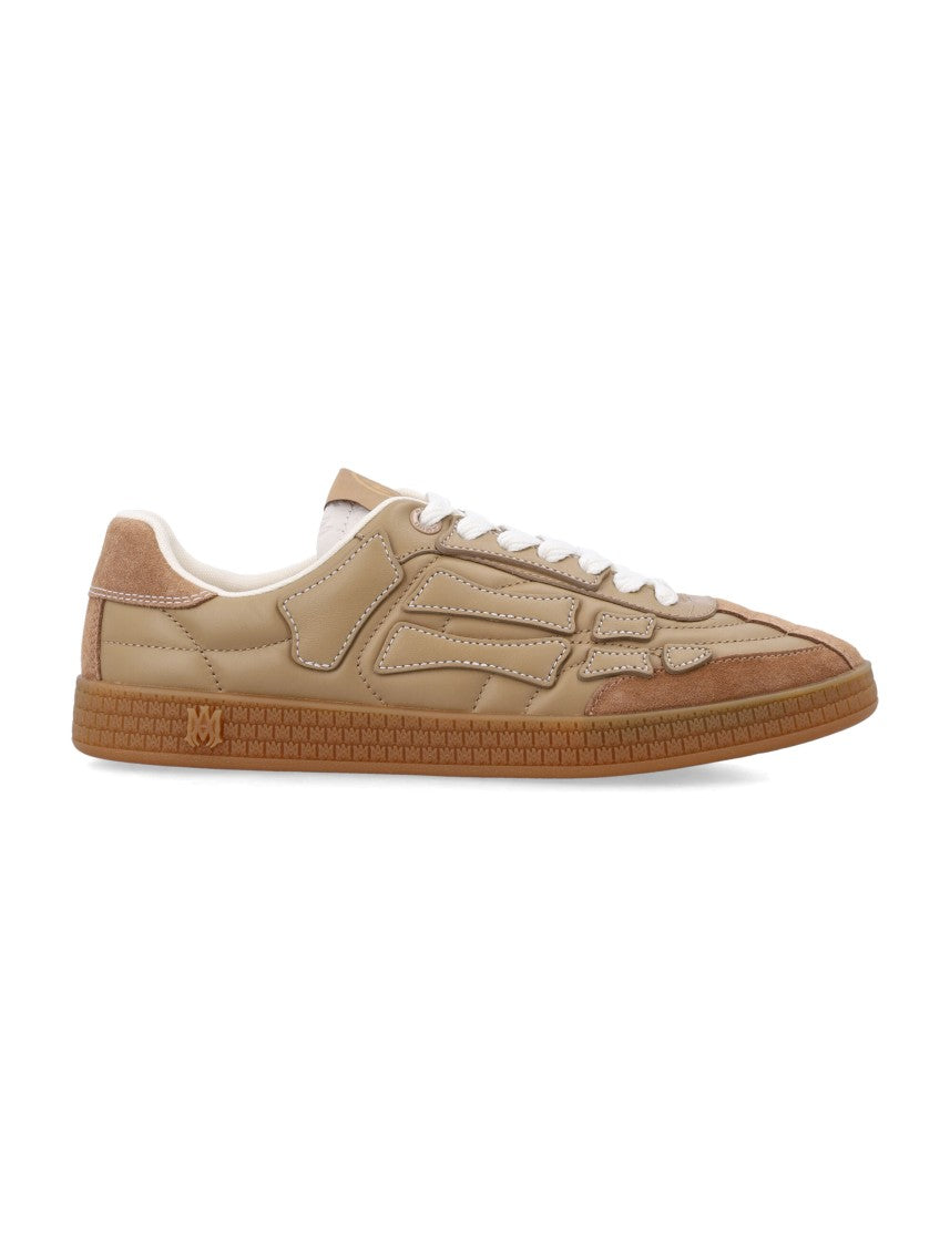 Amiri Pacific Bones Suede Multi Overlays Sneakers