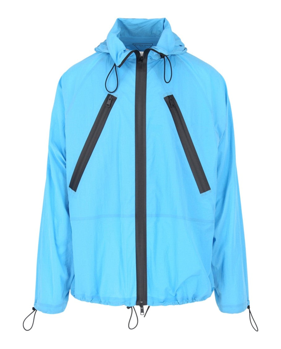 Bottega Veneta Hooded Zip Lightweight Jacket