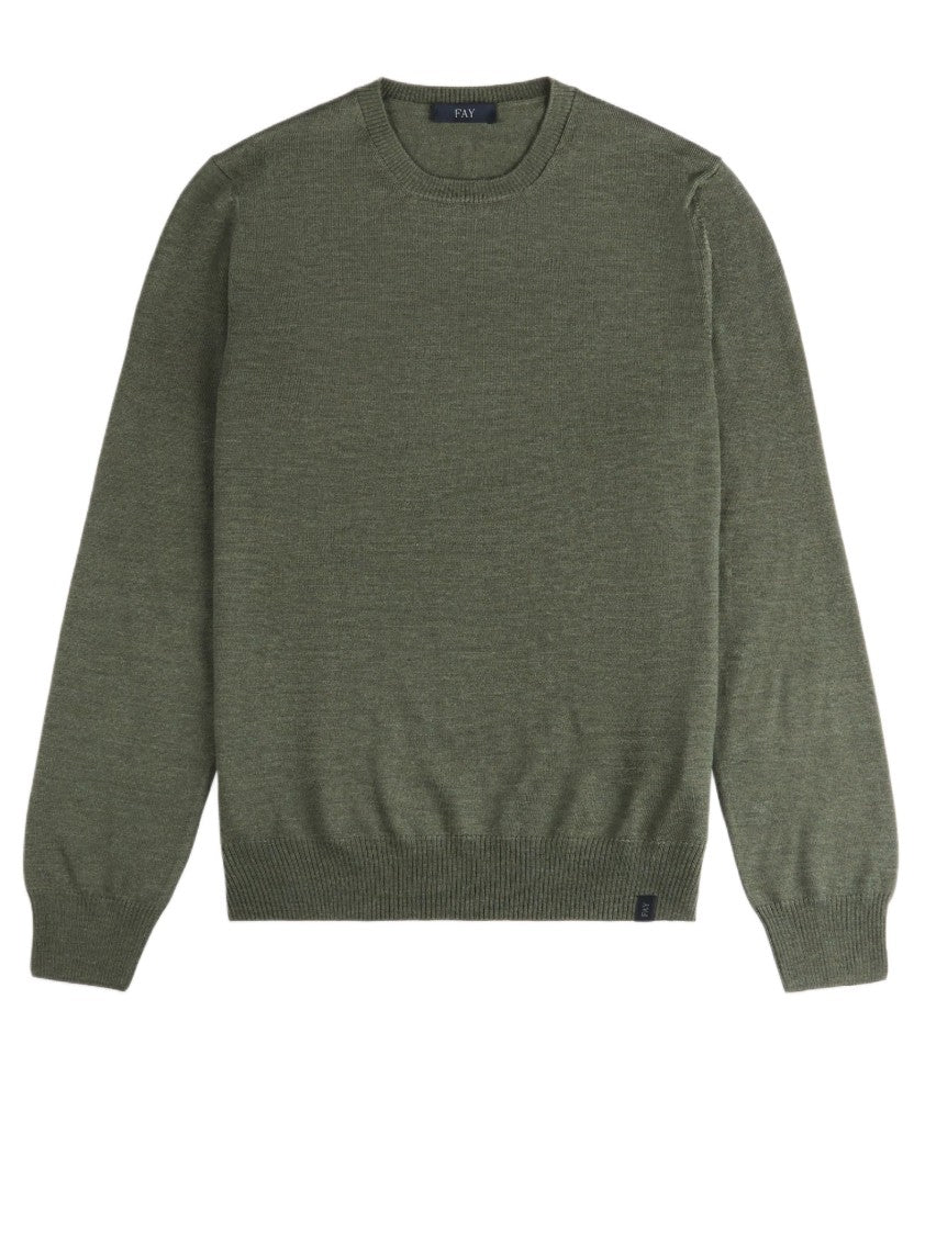 Fay Classic Green Garment With Timeless Silhouette