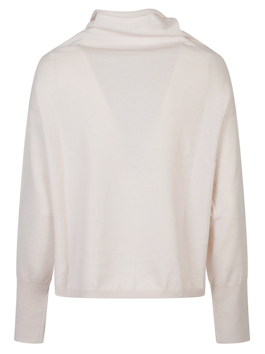 Aragona Relaxed Fit Virgin Wool Turtleneck Sweater