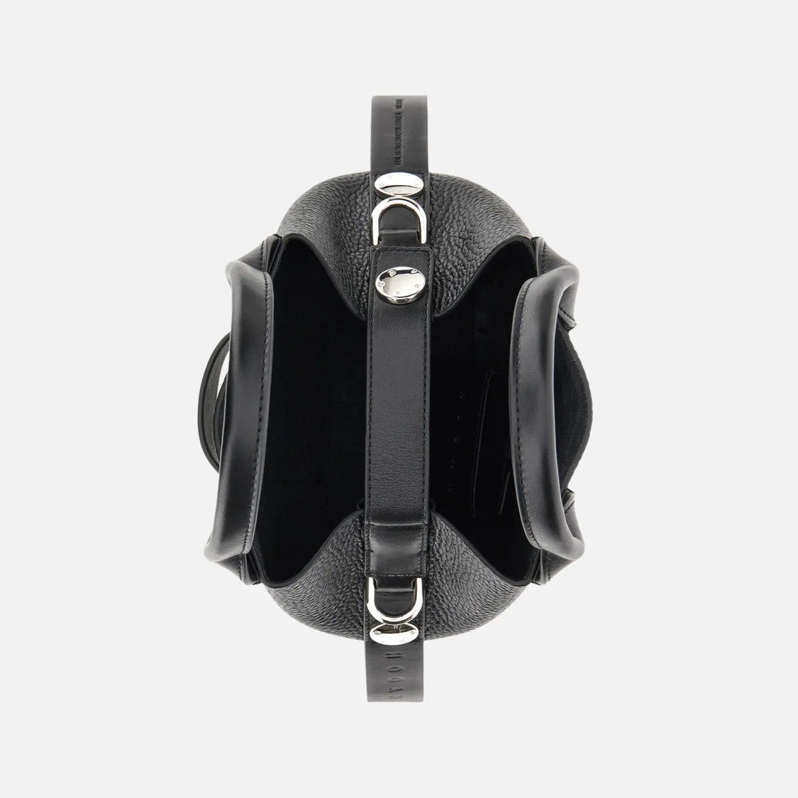 Hogan Structured High-Quality Leather Shopping Bag