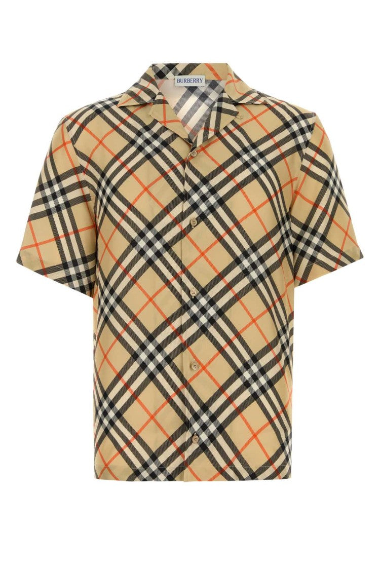 Burberry Printed Silk Shirt