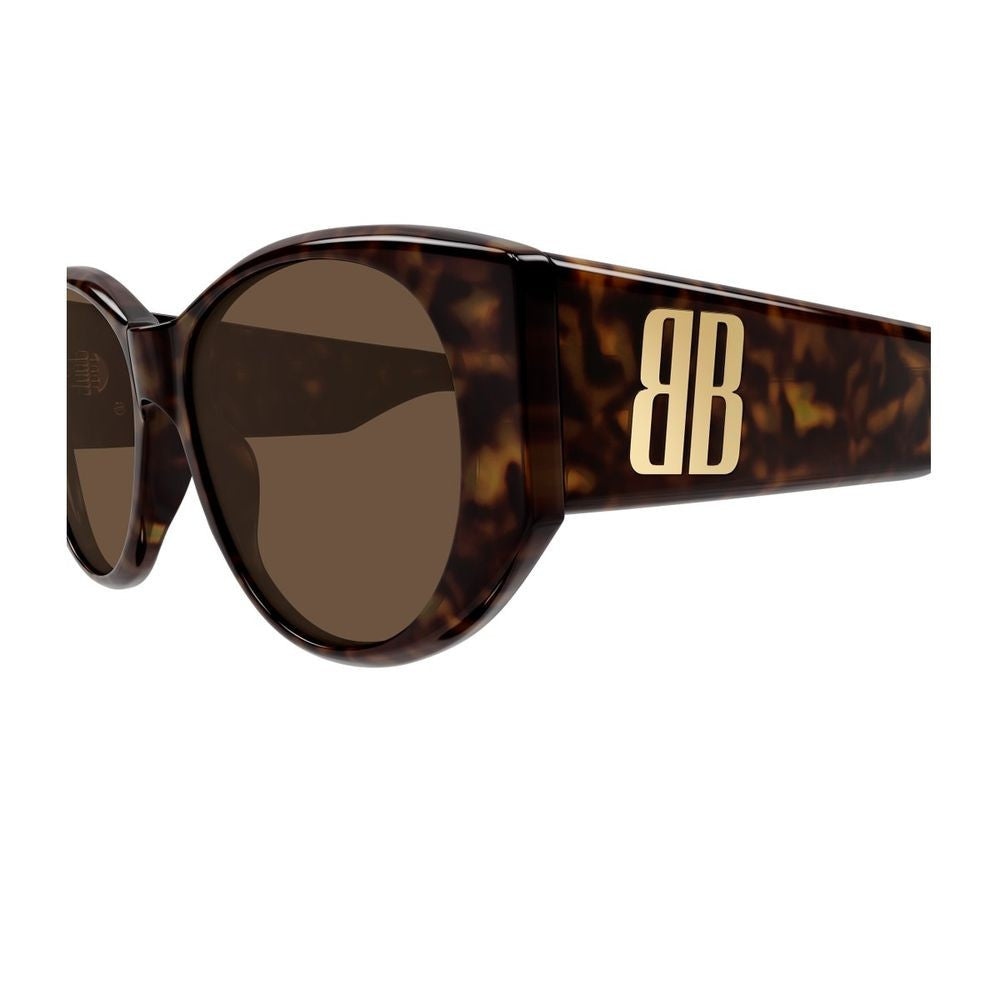 Balenciaga Bb0455s Linea Extreme Nano Round Sunglasses
