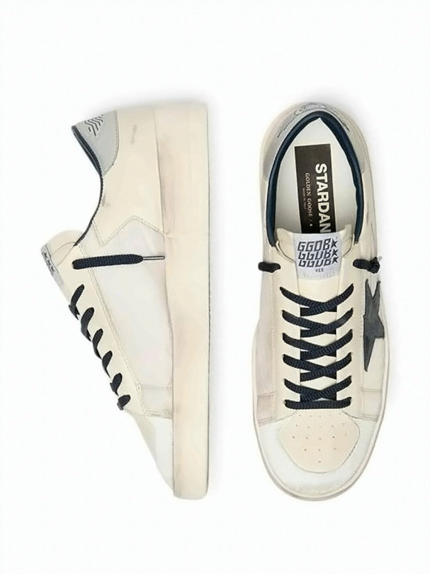 Golden Goose Vintage-Inspired Low-Top Sneakers With Distressed Finish