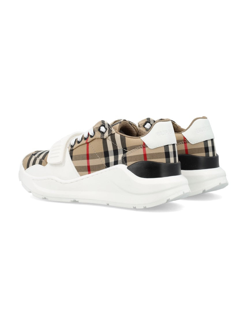 Burberry Check Pattern Sneakers