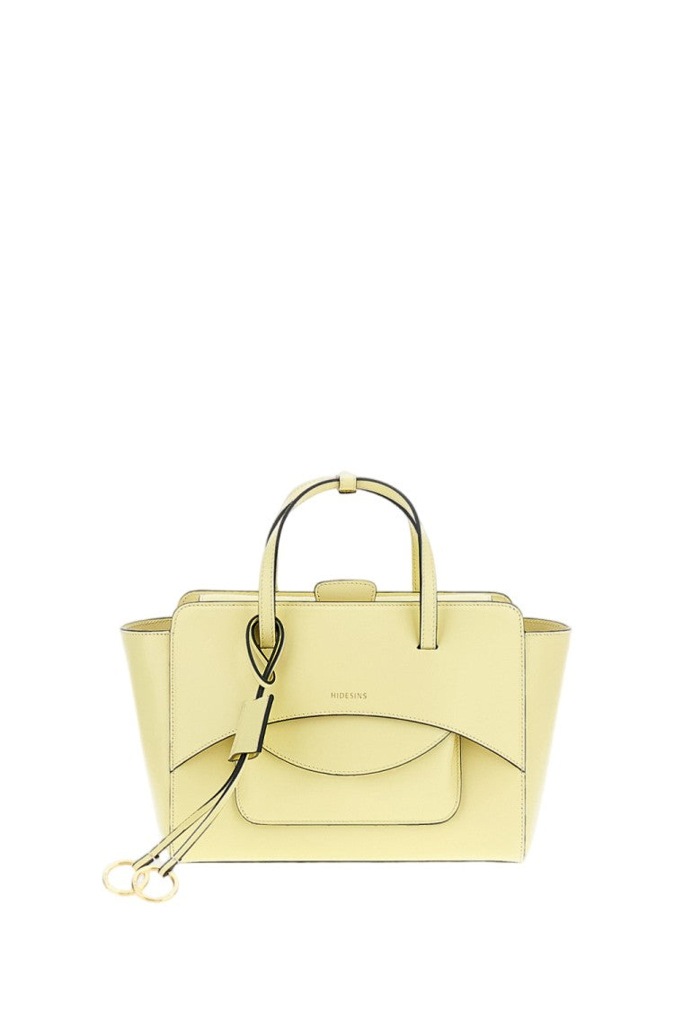 Hidesins Yellow Flap M Leather Crossbody Bag
