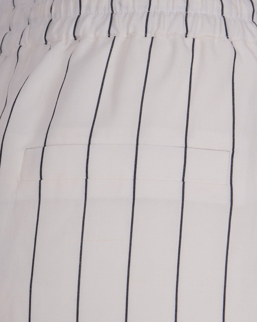 Liu Jo Pinstriped Lyocell Trousers