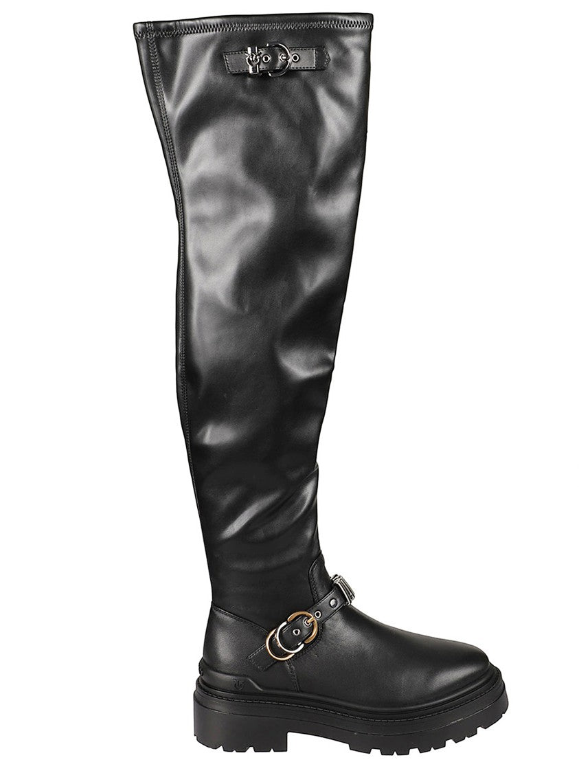 Pinko Boots With Buckle