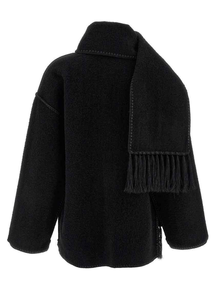 Totême 'Embroidered Scarf Jacket Harvest' Coat