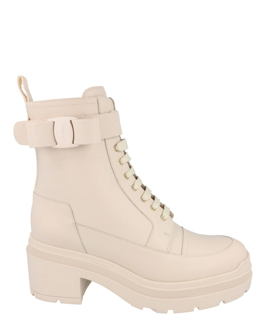 Ferragamo Lober Leather Ankle Boots