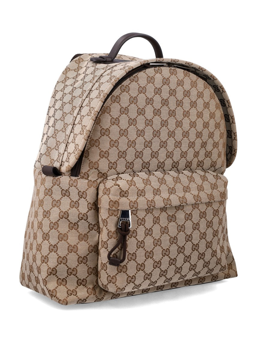 Gucci Medium Backpack In Canvas