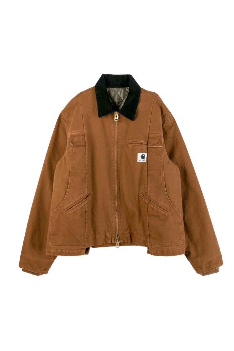 Sacai X Carhartt Wip Brown Duck Jacket